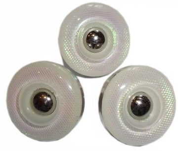 OZDOBNE GUZIKI OPALIZUJĄCE 4szt 22mm AKRYL