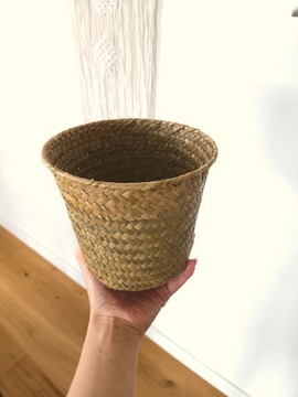 КОРЗИНА ДЛЯ ЦВЕТОВ ИЗ ЛЕСНЫХ ЦВЕТОВ, НАТУРАЛЬНАЯ КРЫШКА В БОХО