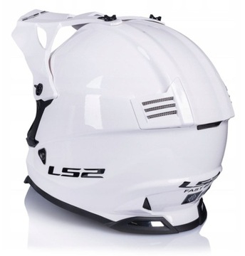 LS2 MX437 Fast Evo White XXL кроссовый шлем для эндуро