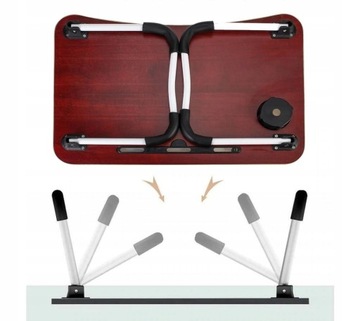 СКЛАДНОЙ СТОЛИК ДЛЯ НОУТБУКА С ПОДСТАВКОЙ