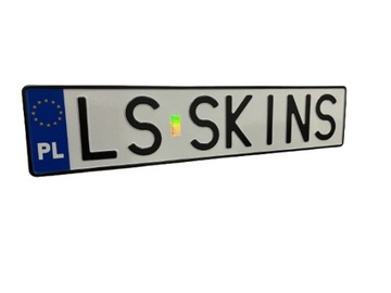 POLSKA Tablica Aluminiowa / HOLOGRAM