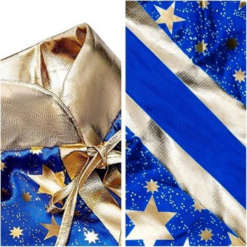 STRÓJ CZARODZIEJA CZAROWNICA CZARODZIEJ MAGIK PRZEBRANIE PELERYNA ZESTAW NB