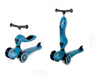 ДЕТСКИЙ СКУТЕР EMPIRE RIDE RIDE-ON 2in1 NAVY SCOOT HIGHWAYKICK