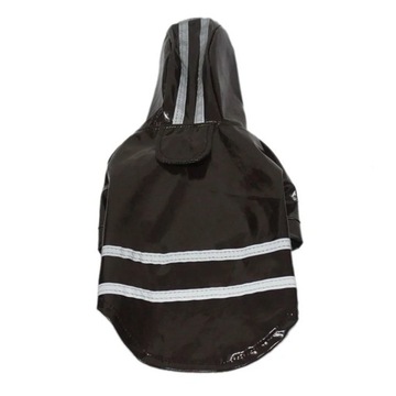 Дождевик для собак, светоотражающая одежда для щенков, дождевик для маленьких собак, водонепроницаемая куртка