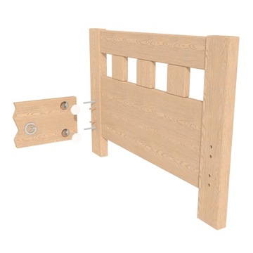 Колпачок пластиковый, диаметр 35 мм, на 2 створки, бежевый.