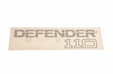 NÁPIS NÁLEPKA DO LAND ROVER DEFENDER 110 STŘÍBRNÁ