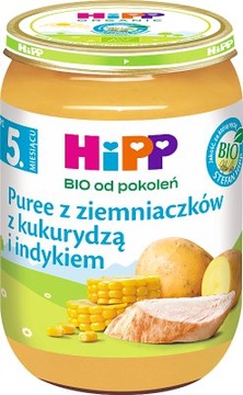 HiPP puree jarzynowe z indykiem BIO 190g