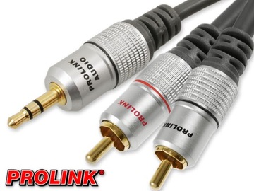 Przyłącze 2x Cinch wt - 3,5 Jack wt (7.5M)