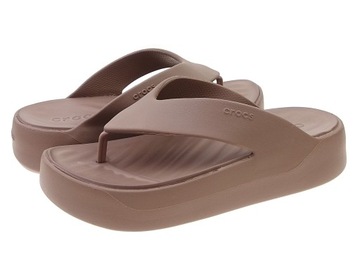 Klapki Crocs Getaway Platform Flip japonki 209410-2Q9 latte 37/38