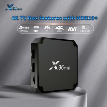 X96 Mini Smart TV Box Android 9.0 1 ГБ 8 ГБ Черный