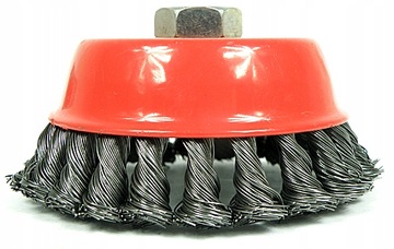 SZCZOTKA DRUCIANA DOCZOŁOWA 125 MM SKRĘCANY M14