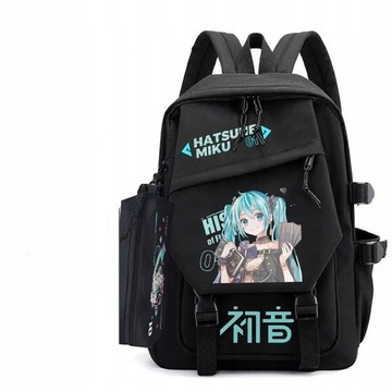 ШКОЛЬНЫЙ РЮКЗАК HATSUNE MIKU БОЛЬШОЙ А4 USB-УЗОРЫ