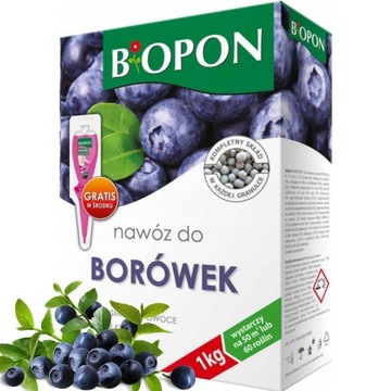 BIOPON NAWÓZ GRANULAT POTAS DO BORÓWEK 60 ROŚLIN