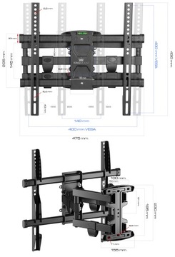 Uchwyt LCD KG-1001 32-70 cali KING MOUNT