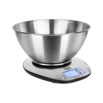 Waga kuchenna z misą 5 kg LCD z podświetleniem