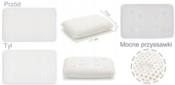 ПОДУШКА НА ПРИСОСКЕ ДЛЯ МЯГКОЙ ВАННЫ 26х17