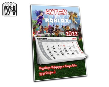 РОБЛОКС КАЛЕНДАРЬ А4 ВАШЕ ИМЯ + ПОЖЕЛАНИЯ!