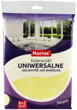 MASTER ŚCIERKI UNIWERSALNE PRIMO DELIKATNE JAK BAWEŁNA 10SZT