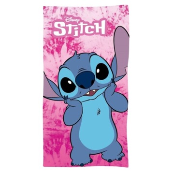 RĘCZNIK LILO I STICH 70X140 NA BASEN KĄPIELOWY PLAŻOWY SZYBKOSCHNĄCY STITCH