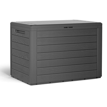 Садовый ящик Prosperplast WOODEBOX, антрацит Емкость: 190 л