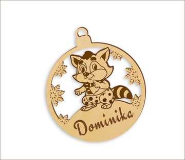 Новогодняя игрушка ДЛЯ ДОШКОЛЬНИКА, имя, подарок