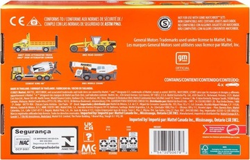 НАБОР ИЗ ЧЕТЫРЕХ СПИЧЕЧНЫХ КОРОБКОВ, ИЗ 4 СТРОИТЕЛЬНЫХ МАШИН