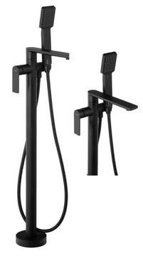 BATERIA WANNOWA WOLNOSTOJĄCA CZARNA BLACK CORSAN