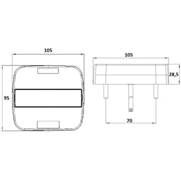 СВЕТОДИОДНЫЙ КОМБИНИРОВАННЫЙ ФОНАРЬ, ЗАДНИЙ ФОНАРЬ ПРИЦЕПА