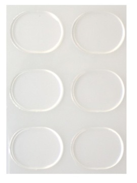 САМОКЛЕЯЩИЕСЯ ГЕЛЕВЫЕ ЗАПЛАТЫ ДЛЯ ОБУВИ ОТ ЦАРАПИН 6 шт.