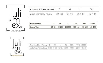 Koszulka damska pod biust Julimex 214 beżowa L