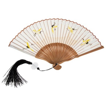 Retro Style Silk Fan Folderable Fan Chinese Style
