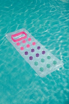 Materac dmuchany plażowy do pływania leżak 188x71