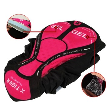 ДЛИННЫЕ ВЕЛОСИПЕДНЫЕ БРЮКИ ЖЕНСКИЕ С ГЕЛЕВОЙ ВСТАВКОЙ