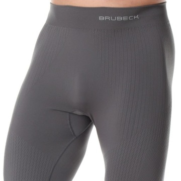 Legginsy męskie do biegania Brubeck EXTREME THERMO Spodnie termoaktywne S