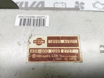 NISSAN PRIME JINÉ JEDNOTKA / MODUL ŘÍZENÍ 2.0 BENZÍN 18995 AV920
