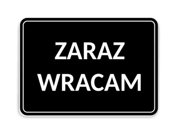 ДОСКА Я скоро вернусь Часы работы двусторонняя А5