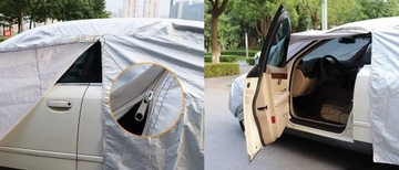 Толстый зимний автомобильный чехол, всесезонный брезент XL, водонепроницаемый внедорожник