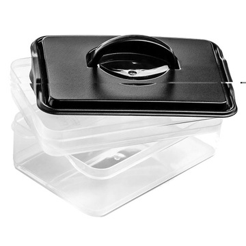 Двойной контейнер-органайзер для еды на холодильник.