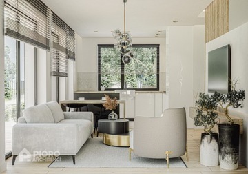 Проект дома Pióro Architekci-22 ​​Базовая версия