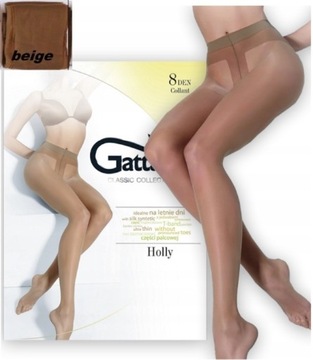 Rajstopa Gatta Holly stretch 8den r. 4 Beige