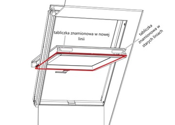 Уплотнитель по периметру окна VELUX GZL GGL M06 MK06