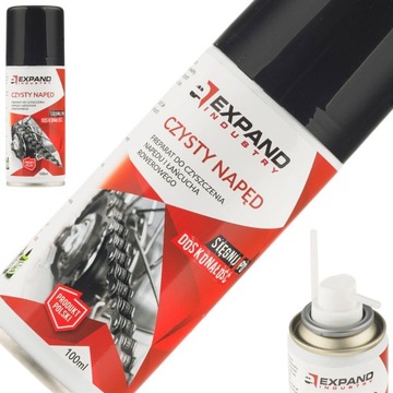 ŚRODEK DO CZYSZCZENIA NAPĘDU ROWEROWEGO EXPAND 100ML SPRAY