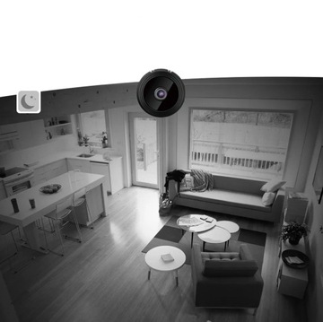 KAMERA WIFI IP SMART FULL HD MONITORING BEZPRZEWODOWA MINI KAMERKA SZPIEG
