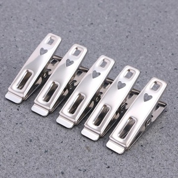 50 szt. Zacisk ze stali nierdzewnej Wiatroodporny spinacz do bielizny S