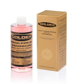 Złoto nanokoloidalne niechemiczne 500 ml Goldex