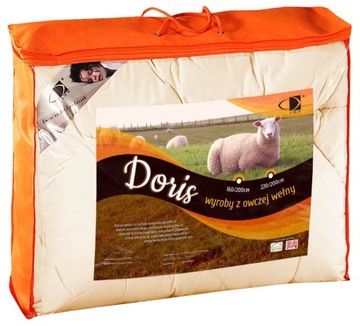 ОДЕЖДА ИЗ ОВЕЧЬЕЙ ШЕРСТИ DORIS 160x200 ЭКРУ ШЕРСТЬ ТЕПЛАЯ ОВЕЧЬЯ ШЕРСТЬ AMW
