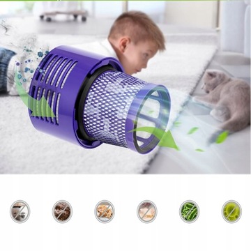 Моющийся многоразовый ФИЛЬТР для Dyson V10 SV12 4X