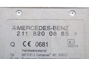 MERCEDES E TŘÍDA W211 2004 RHD BLUETOOTH CONTROL UNIT A