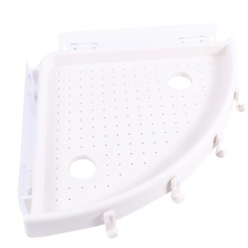 Półka do łazienki narożnej - montowana