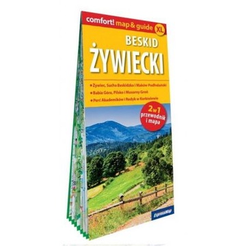 BESKID ŻYWIECKI 2w1 przewodnik i mapa EXP-MAP 2022